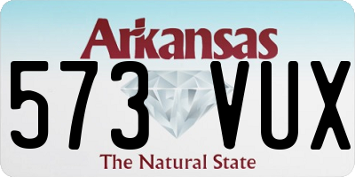 AR license plate 573VUX