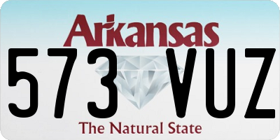 AR license plate 573VUZ