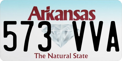 AR license plate 573VVA