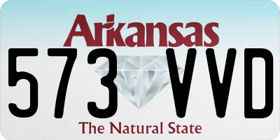 AR license plate 573VVD