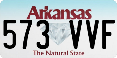 AR license plate 573VVF