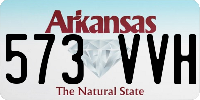 AR license plate 573VVH