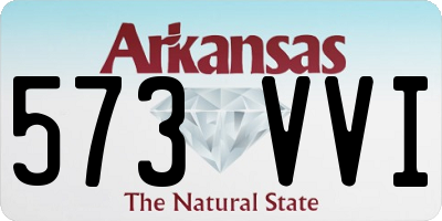 AR license plate 573VVI