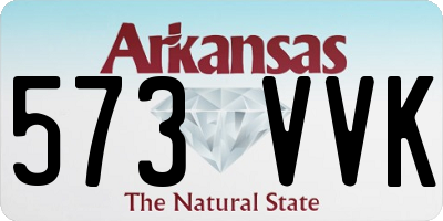 AR license plate 573VVK