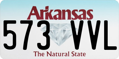 AR license plate 573VVL