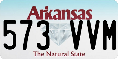 AR license plate 573VVM