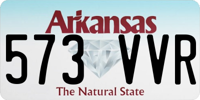 AR license plate 573VVR
