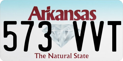 AR license plate 573VVT