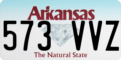 AR license plate 573VVZ