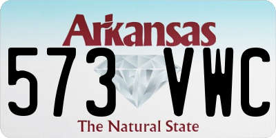 AR license plate 573VWC