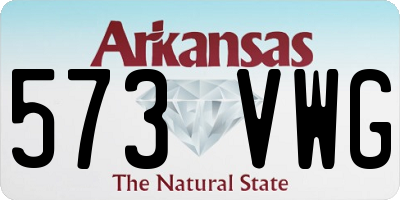 AR license plate 573VWG