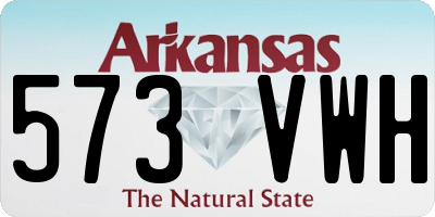 AR license plate 573VWH