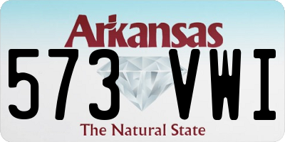 AR license plate 573VWI