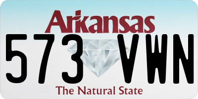 AR license plate 573VWN