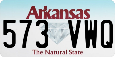 AR license plate 573VWQ