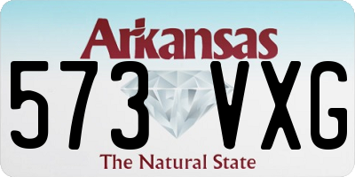 AR license plate 573VXG