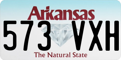 AR license plate 573VXH
