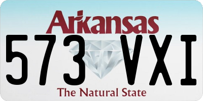 AR license plate 573VXI