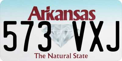 AR license plate 573VXJ