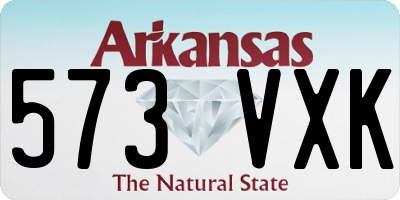 AR license plate 573VXK