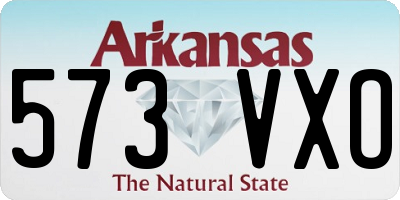 AR license plate 573VXO