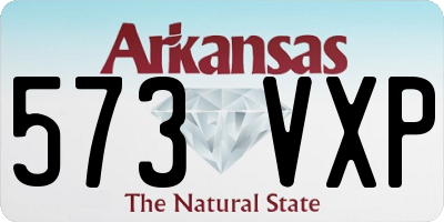 AR license plate 573VXP