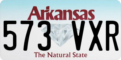 AR license plate 573VXR