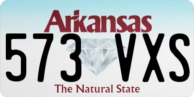 AR license plate 573VXS