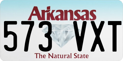 AR license plate 573VXT