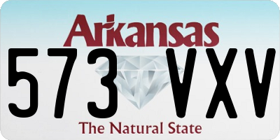 AR license plate 573VXV