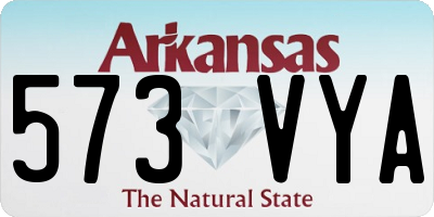 AR license plate 573VYA