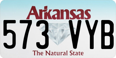 AR license plate 573VYB