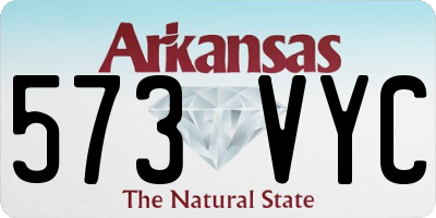 AR license plate 573VYC