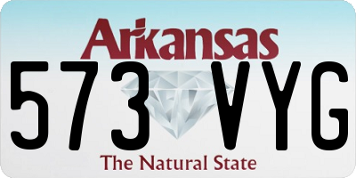 AR license plate 573VYG