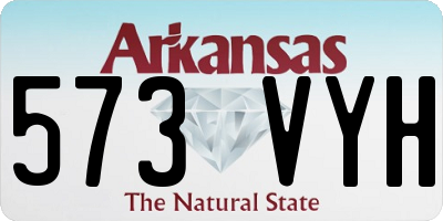 AR license plate 573VYH