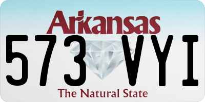 AR license plate 573VYI