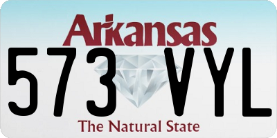 AR license plate 573VYL