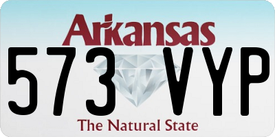AR license plate 573VYP