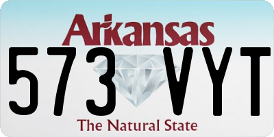 AR license plate 573VYT