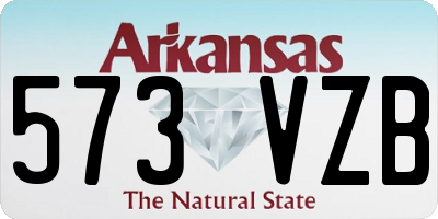 AR license plate 573VZB