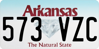 AR license plate 573VZC