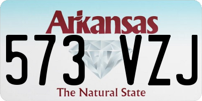 AR license plate 573VZJ