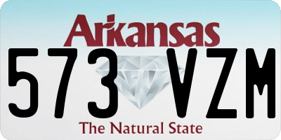 AR license plate 573VZM