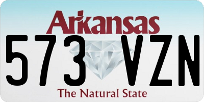 AR license plate 573VZN