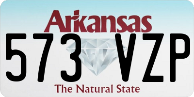 AR license plate 573VZP