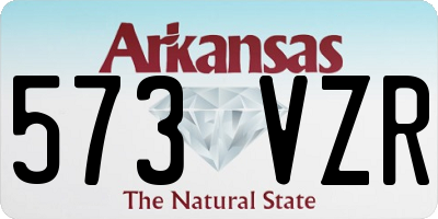 AR license plate 573VZR
