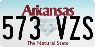AR license plate 573VZS