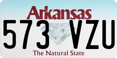 AR license plate 573VZU