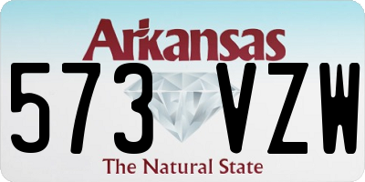 AR license plate 573VZW