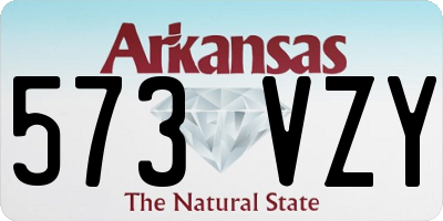 AR license plate 573VZY